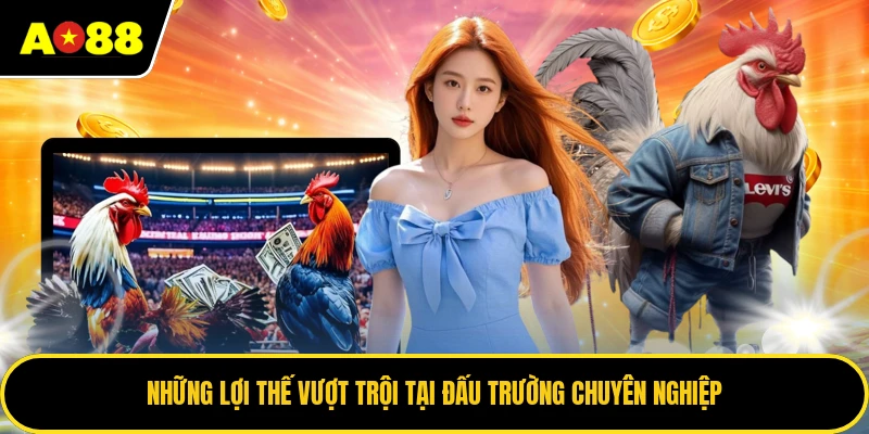 Những lợi thế vượt trội tại đấu trường chuyên nghiệp