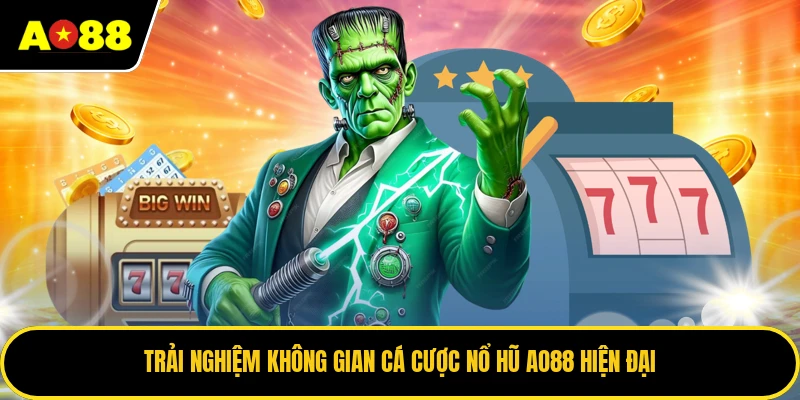 Trải nghiệm không gian cá cược nổ hũ AO88 hiện đại