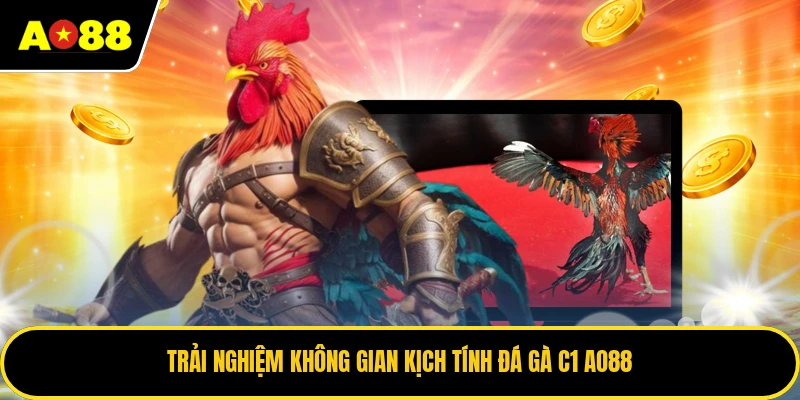 Trải nghiệm không gian kịch tính đá gà C1 AO88